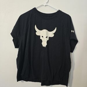 UNDER ARMOUR Womens Brahma Bull Logo Dwayne Johnson Project Rock Large